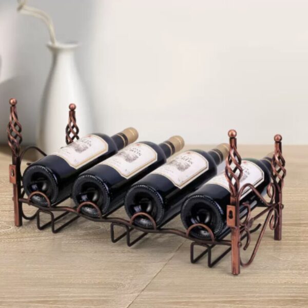 European wrought iron wine glass wine rack home living wine rack restaurant wall upside down wine glass rack WF3141559 - Image 5