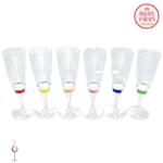 Kit Wine Taça Led Flut