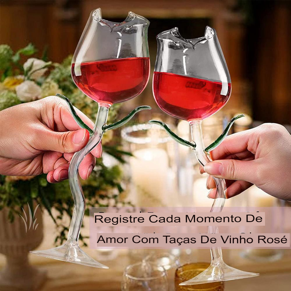 Taça Wine Rose