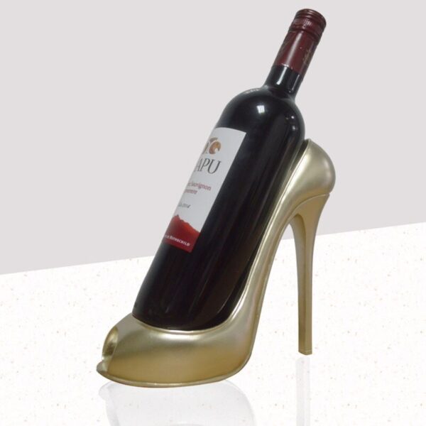 New High Heel Shoe Wine Bottle Holder Stylish Wine Rack Gift Basket Accessories  for Home Red Shoe Wine Rack Creative Bottle Hol - Image 10