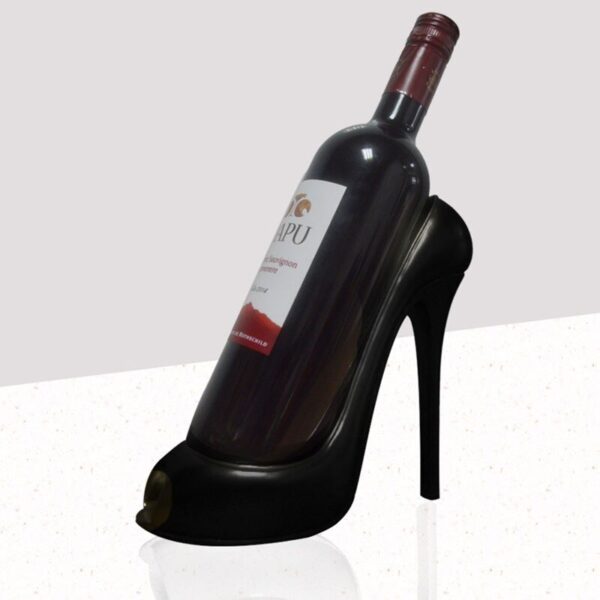 New High Heel Shoe Wine Bottle Holder Stylish Wine Rack Gift Basket Accessories  for Home Red Shoe Wine Rack Creative Bottle Hol - Image 8