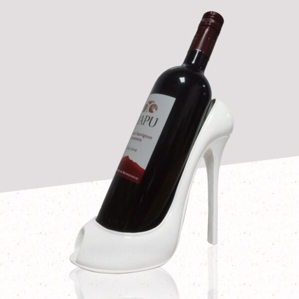 New High Heel Shoe Wine Bottle Holder Stylish Wine Rack Gift Basket Accessories  for Home Red Shoe Wine Rack Creative Bottle Hol - Image 3