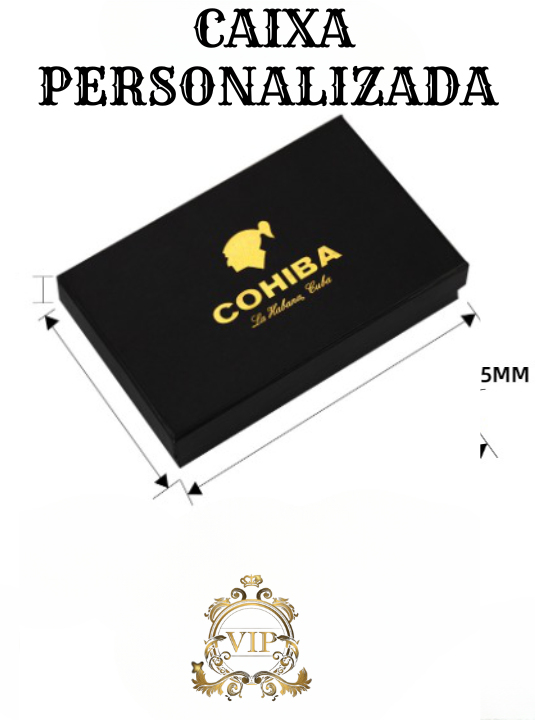 caixa personalizada cohiba