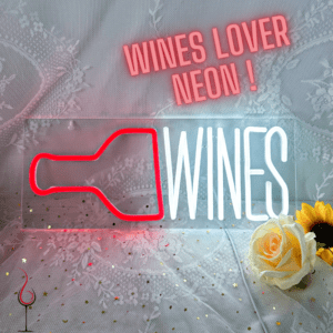 Mais uma novidade da Magnus & Klaus Wine novo Wines Lover Neon medindo 40x16cm peça unica e linda