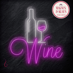 Exclusivo Luminoso Wine Neon Love Magnus & Klaus Wine Group