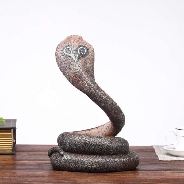 Red Wine Home Decoration Creative Cobra Resin Craft Home Decoration Furnishing Articles Halloween Decoration - Image 7