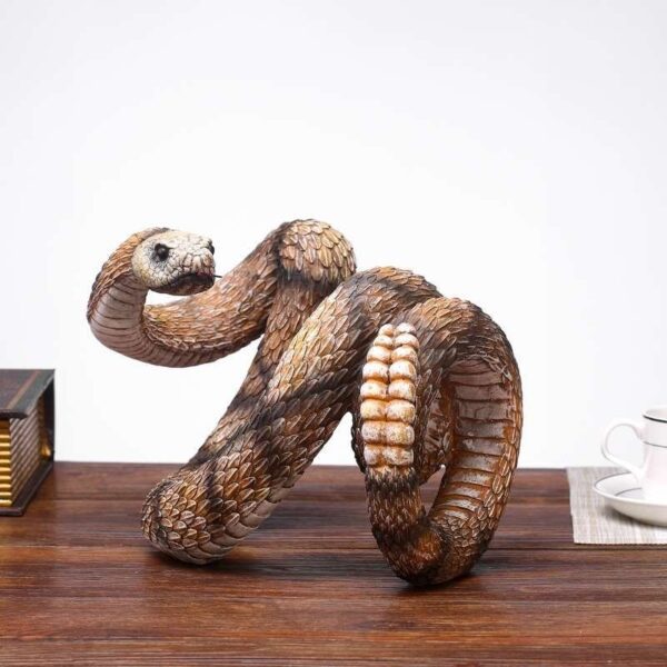 Red Wine Home Decoration Creative Cobra Resin Craft Home Decoration Furnishing Articles Halloween Decoration - Image 4