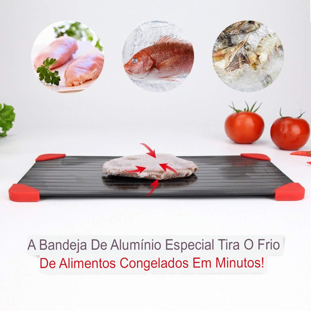 Bandeja de descongelar carne rápida