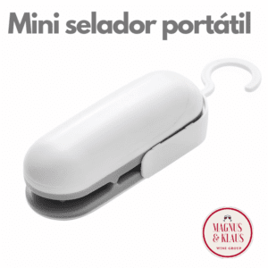 Mini selador de embalagens compacto