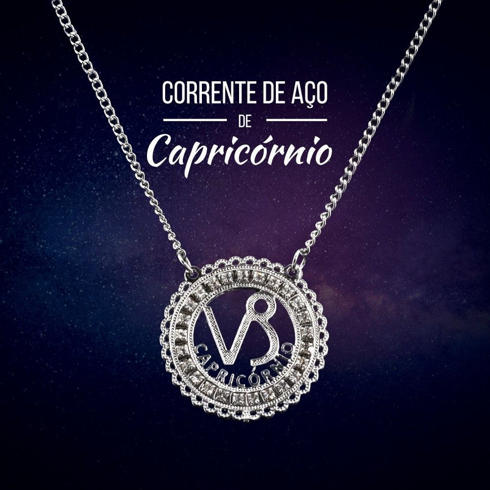 Corrente Aço inox Signo Capricórnio