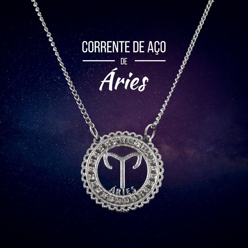 Corrente de Aço signo de Aries