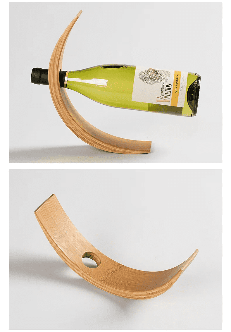 Suporte Canoa Wine Bambu