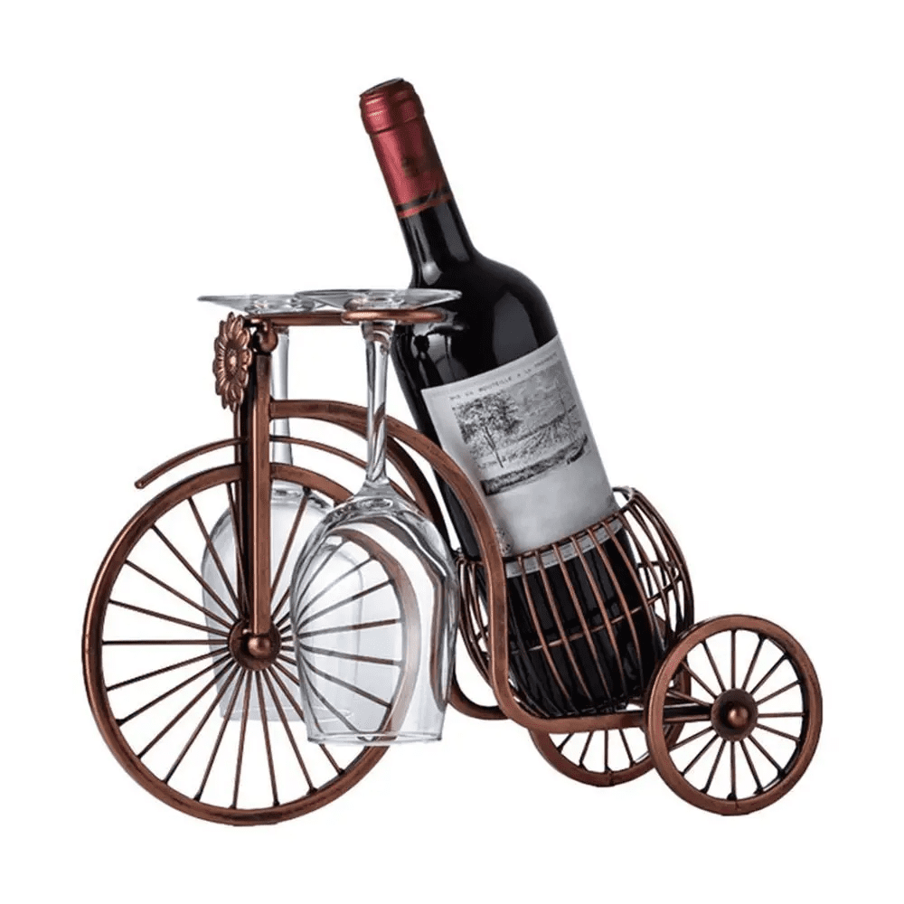 Suporte Vinhos de Bicicleta