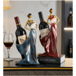 Suporte para Vinho em Resina Wine Woman